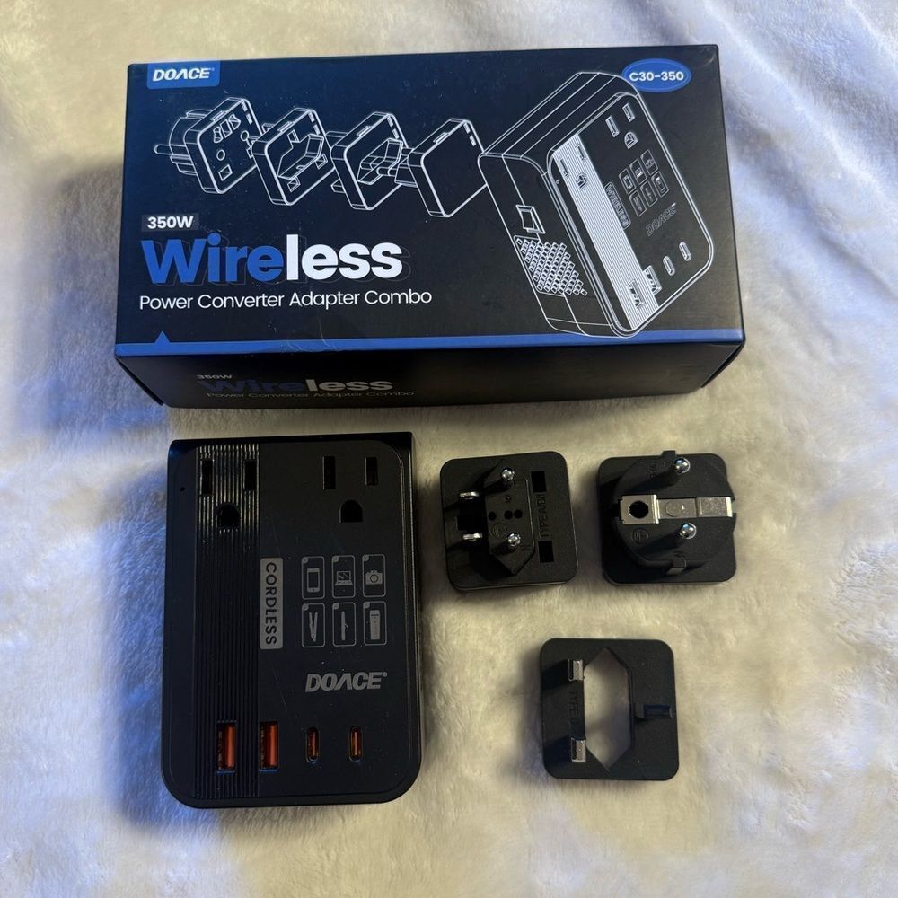 DOACE Wireless Power Converter Adapter Combo
